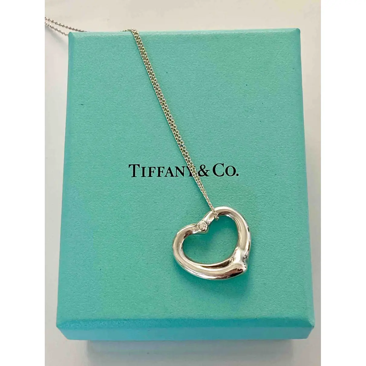 Buy Tiffany & Co Elsa Peretti  silver necklace online