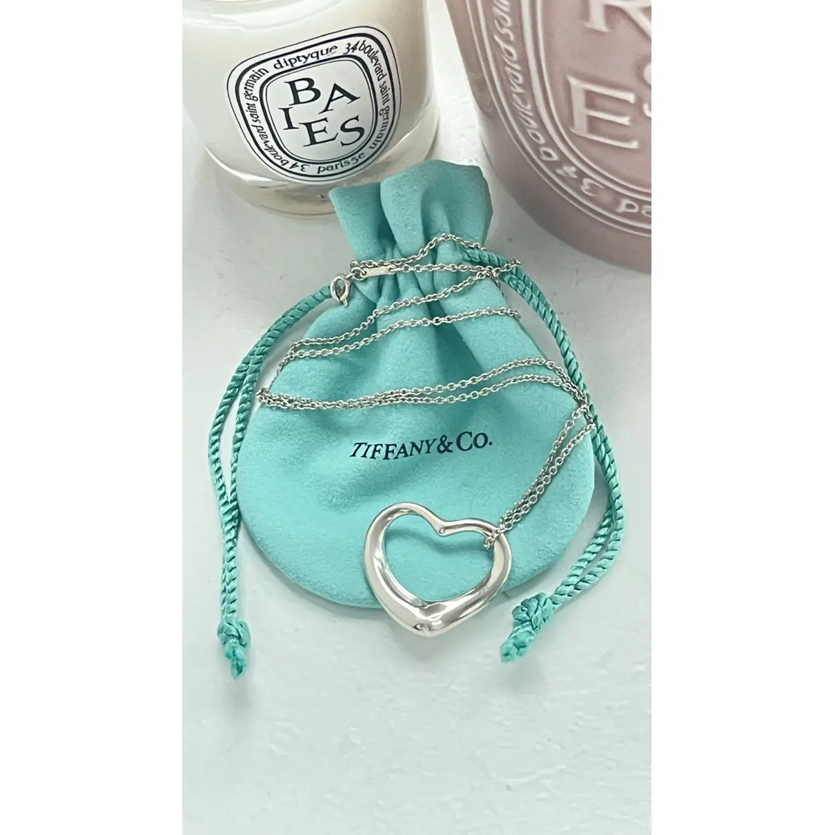 Elsa Peretti silver necklace Tiffany & Co