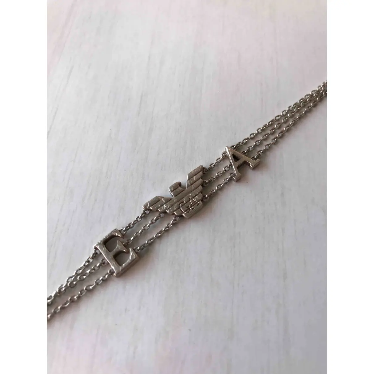 Emporio Armani Silver bracelet for sale