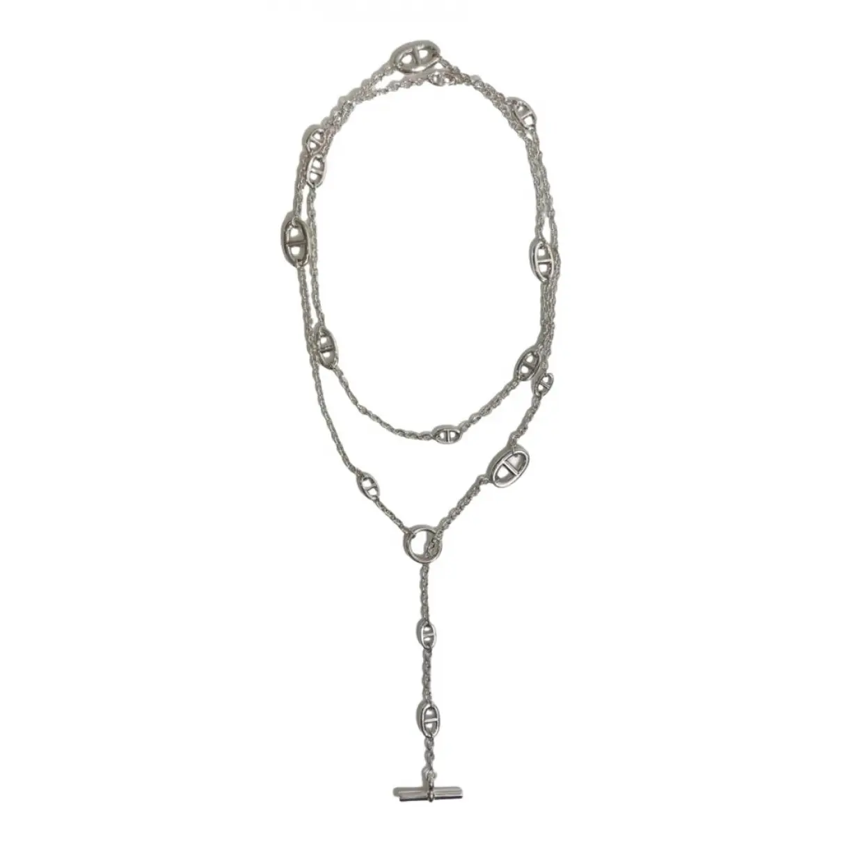 Farandole silver long necklace Hermès