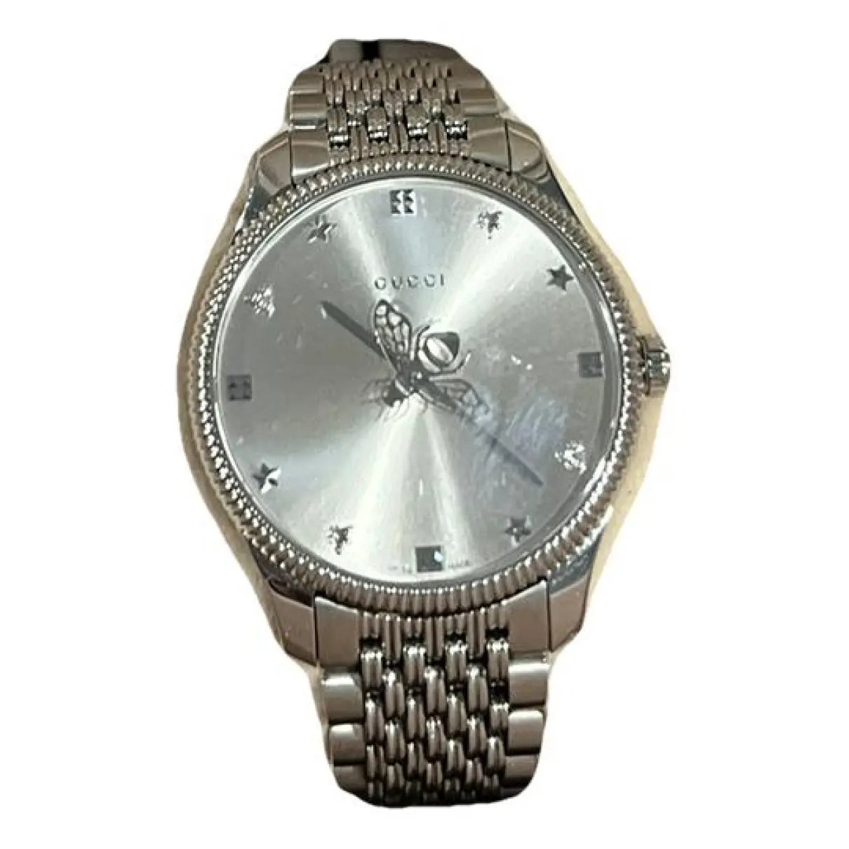 G-Timeless silver watch