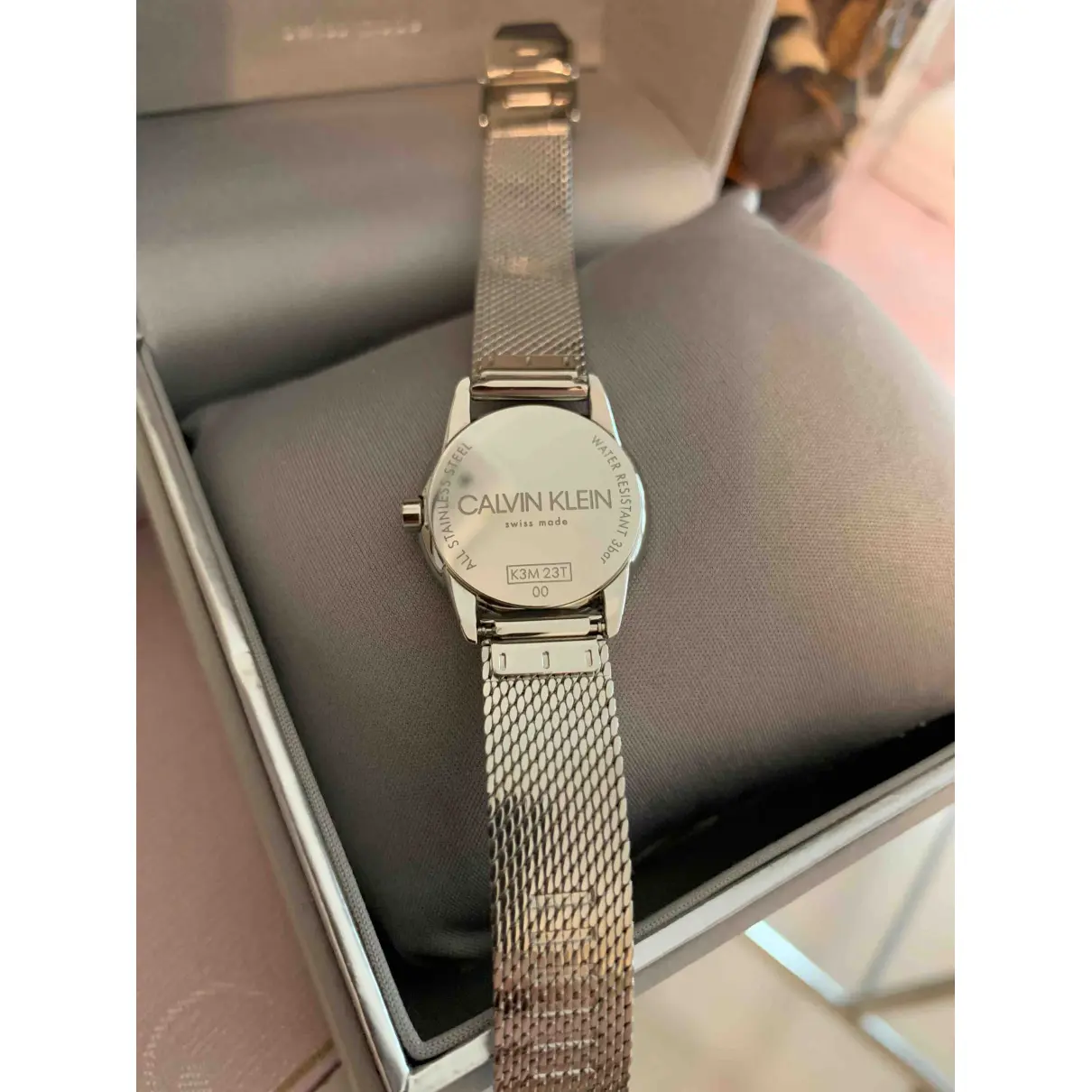 Buy Calvin Klein Silver gilt watch online