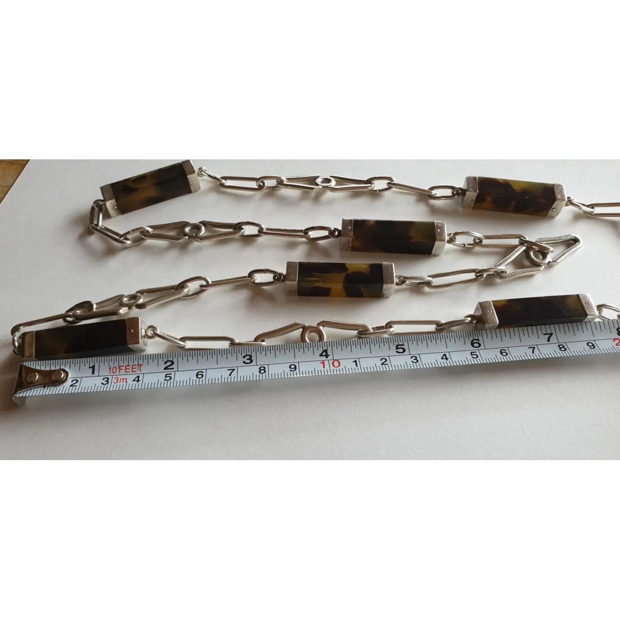 Buy Gucci Silver long necklace online - Vintage