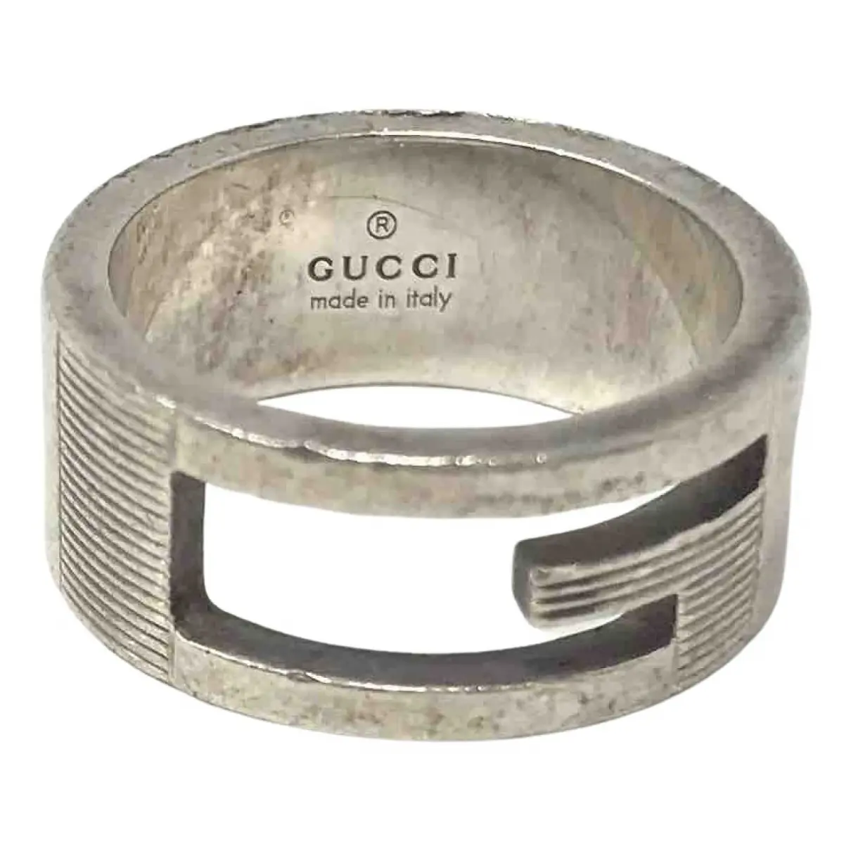 Silver ring Gucci - Vintage
