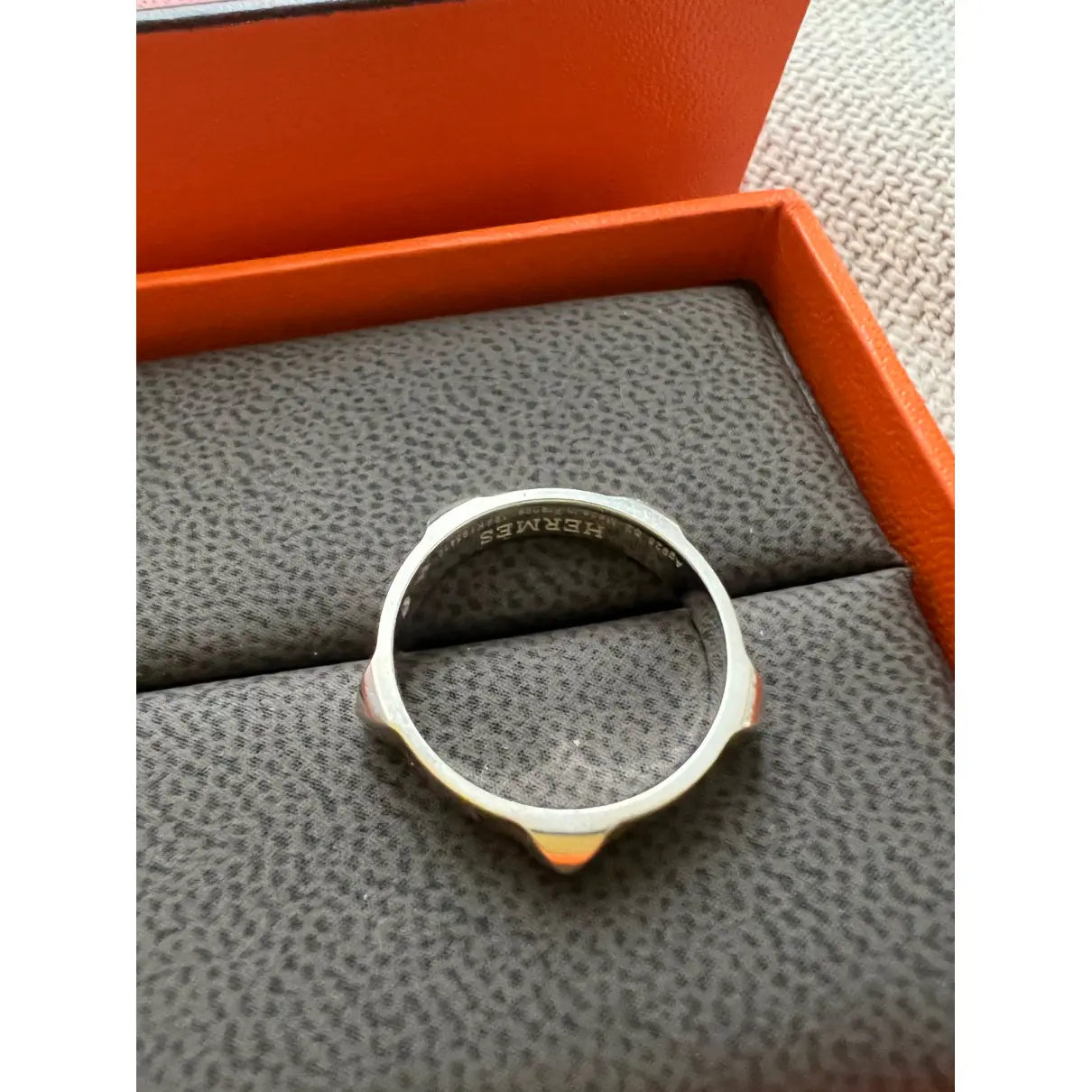 Silver ring Hermès