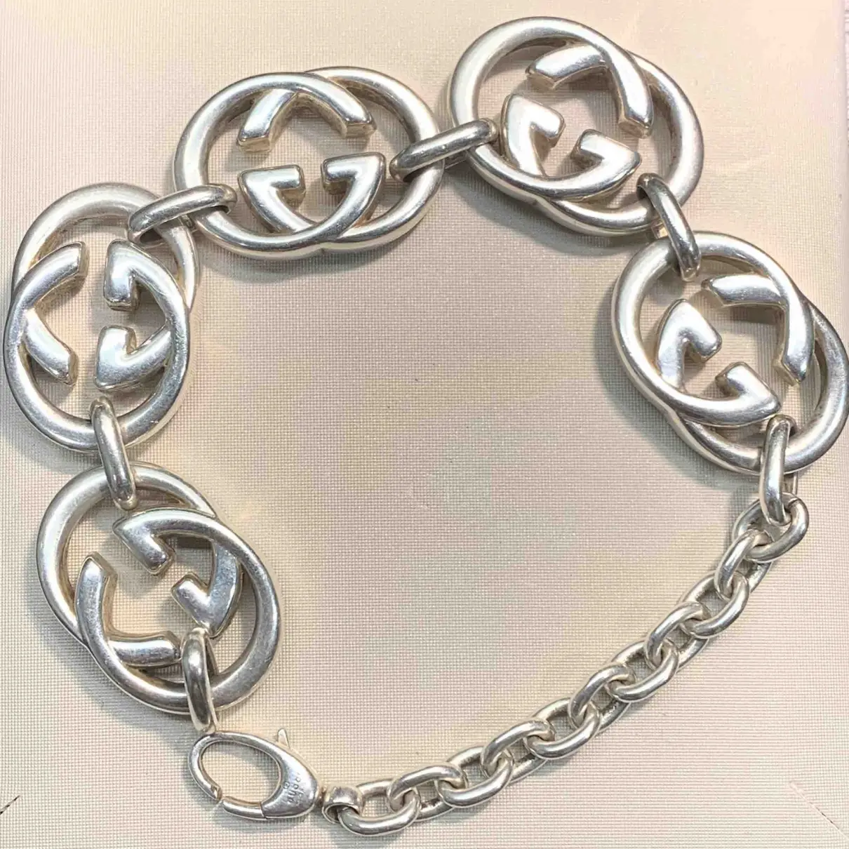 Gucci Icon silver bracelet for sale