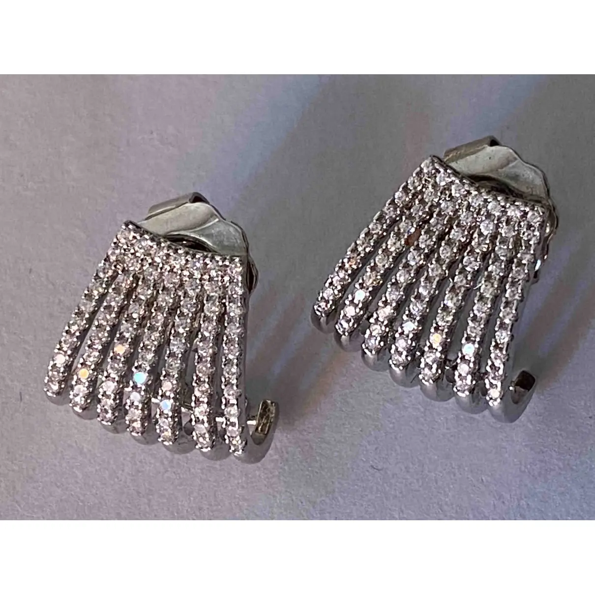 Silver earrings Kenneth Jay Lane