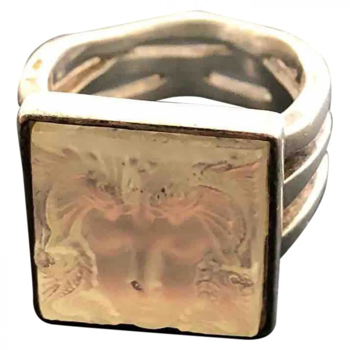 Silver ring Lalique