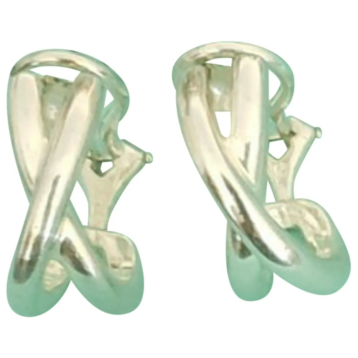 Paloma Picasso silver earrings Tiffany & Co