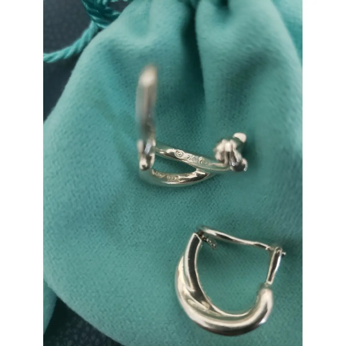 Paloma Picasso silver earrings Tiffany & Co