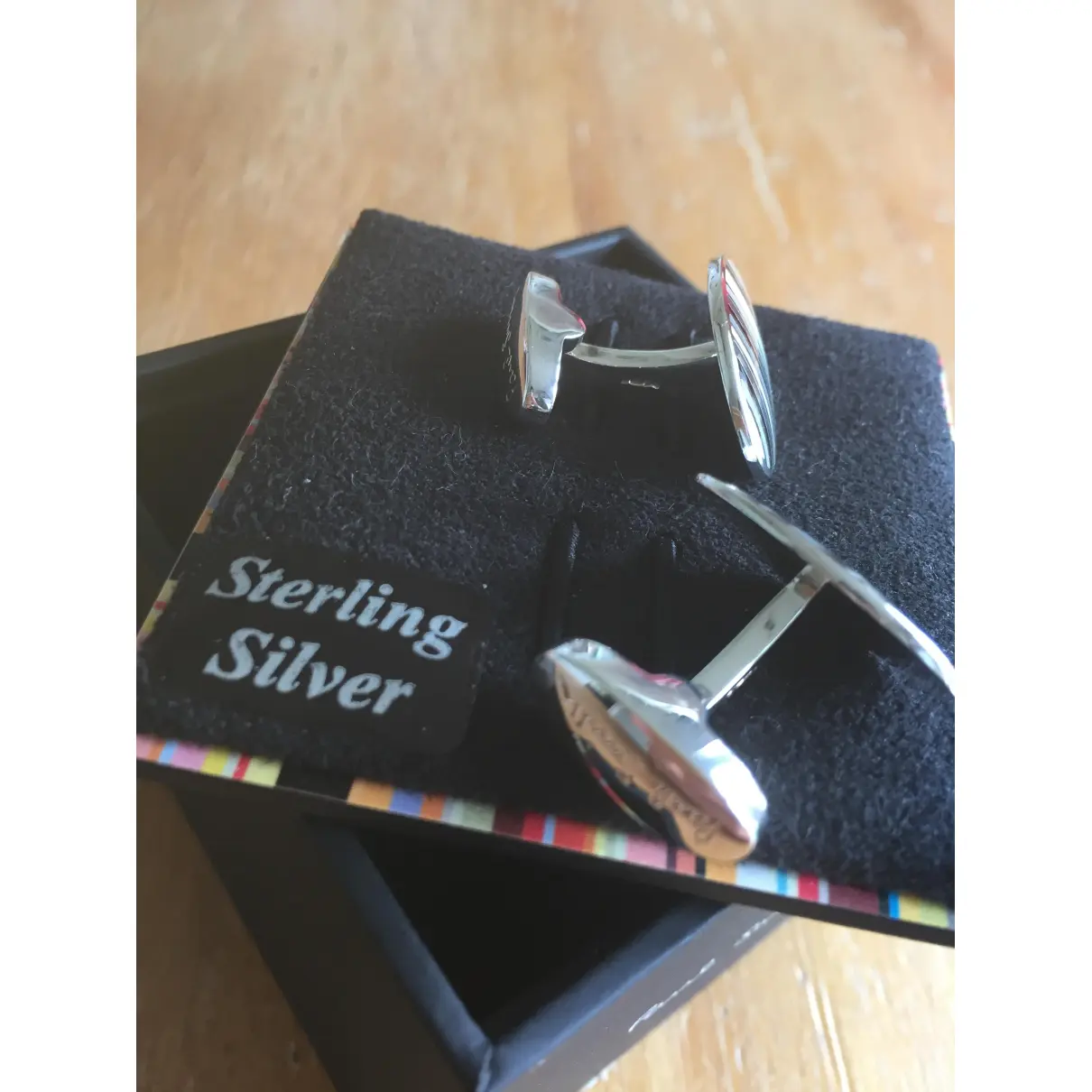 Silver cufflinks Paul Smith