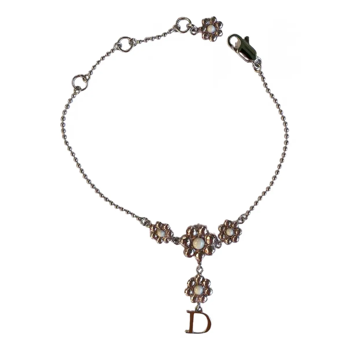 Silver Silver Plated Bracelet Christian Dior