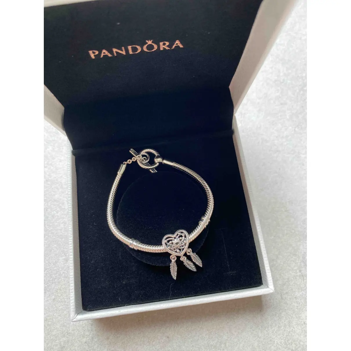 Buy Pandora Silver Silver Plated Bracelet online