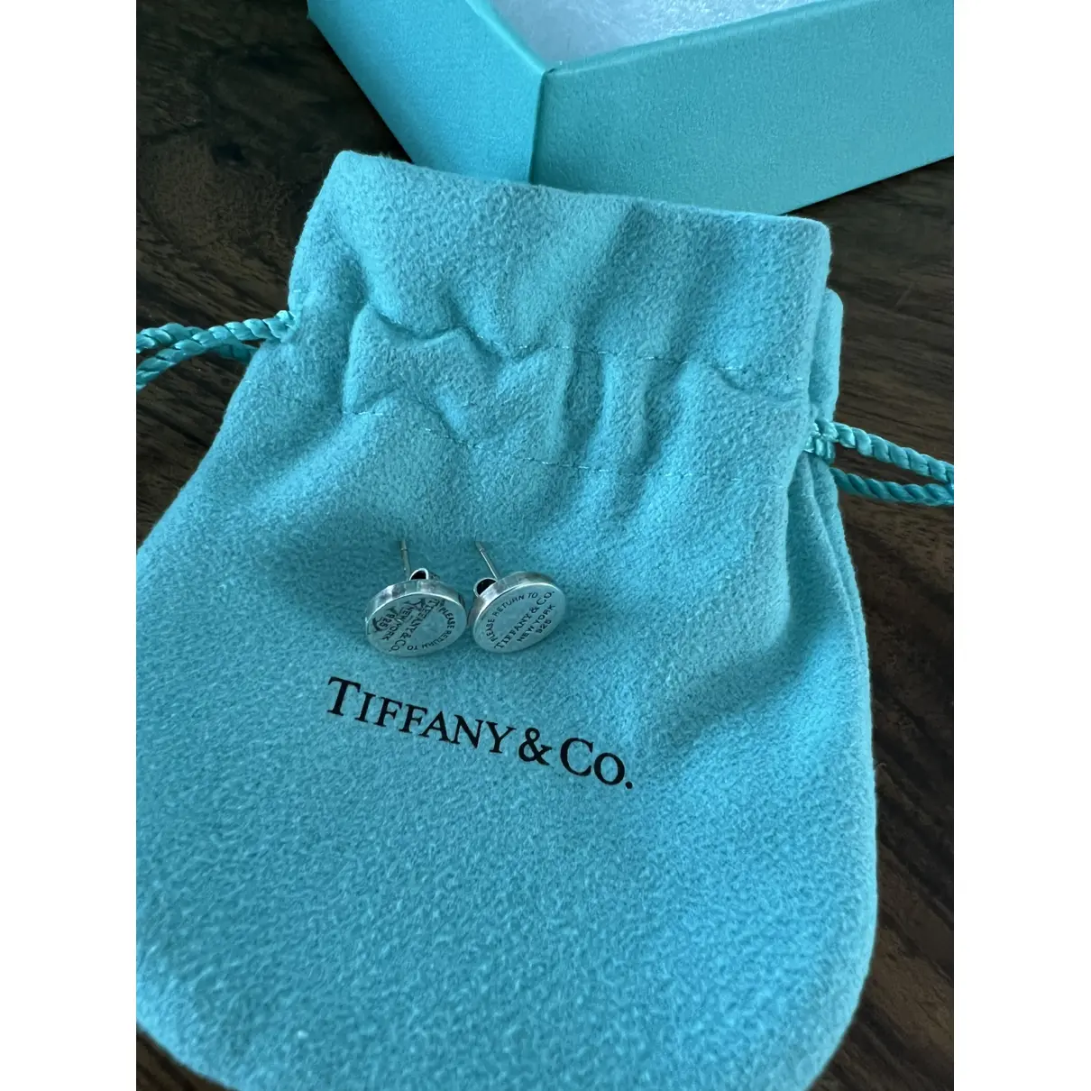 Return to Tiffany silver earrings Tiffany & Co