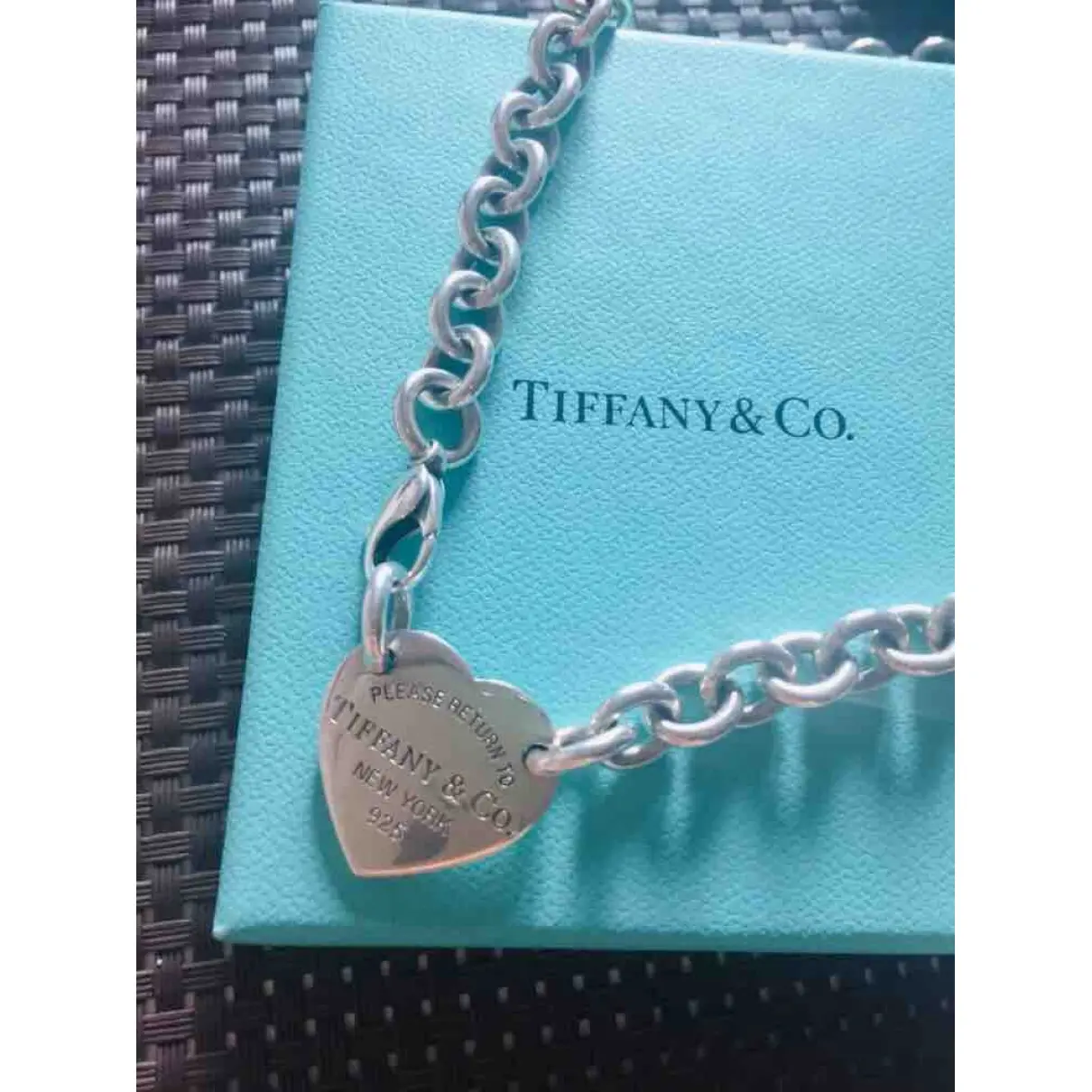 Tiffany & Co Return to Tiffany silver long necklace for sale