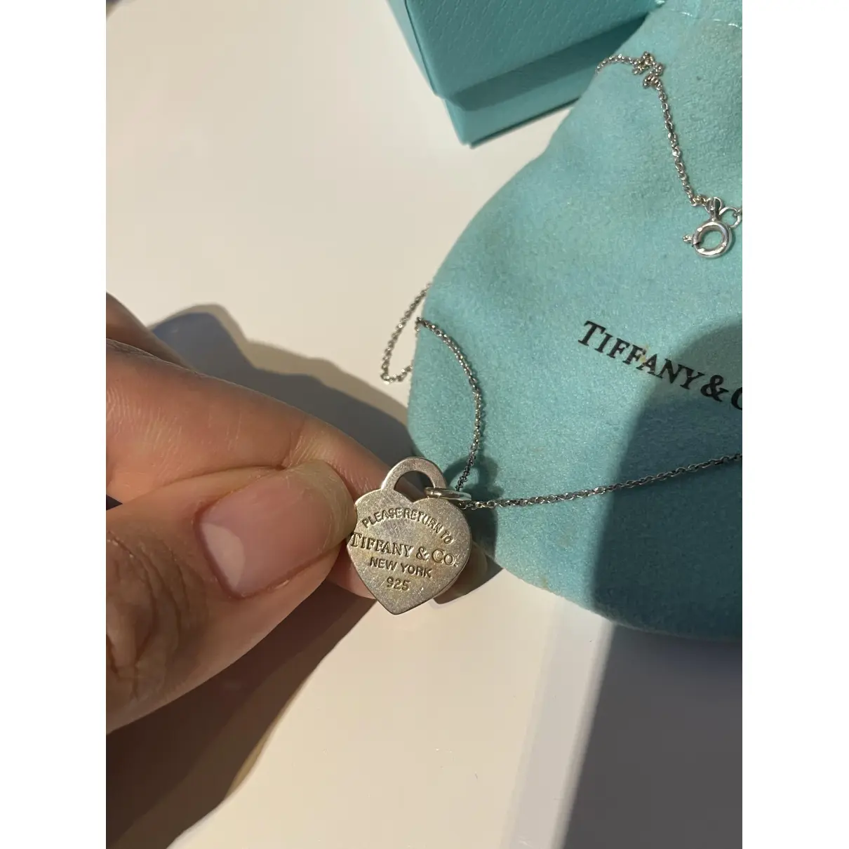 Buy Tiffany & Co Return to Tiffany silver necklace online