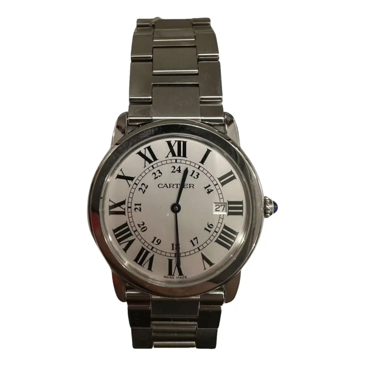 Ronde Solo silver watch
