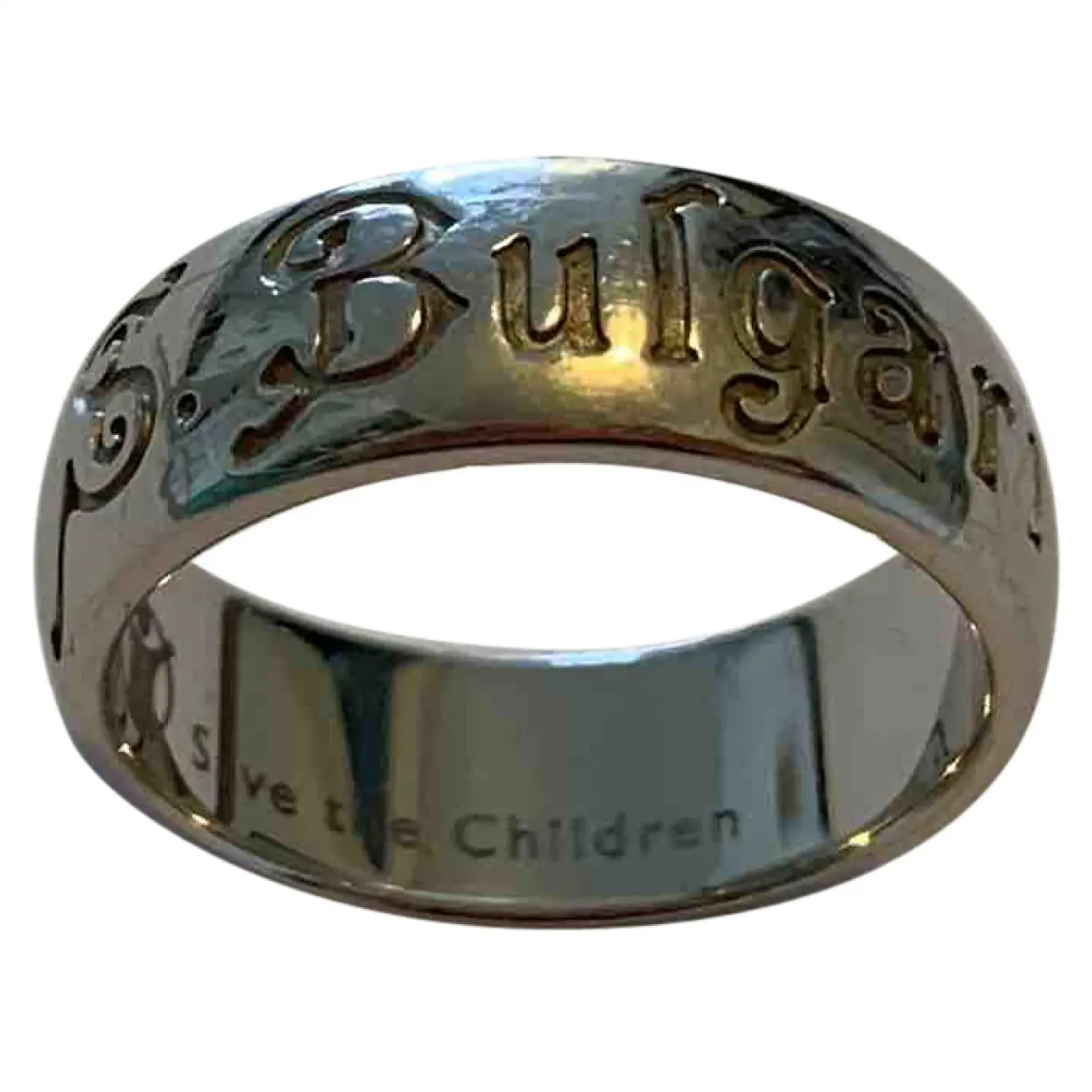 Save The Children silver ring Bvlgari