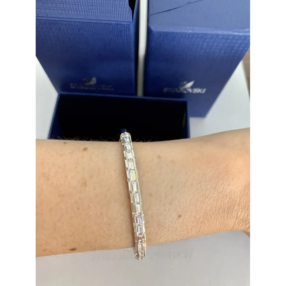 Silver bracelet Swarovski