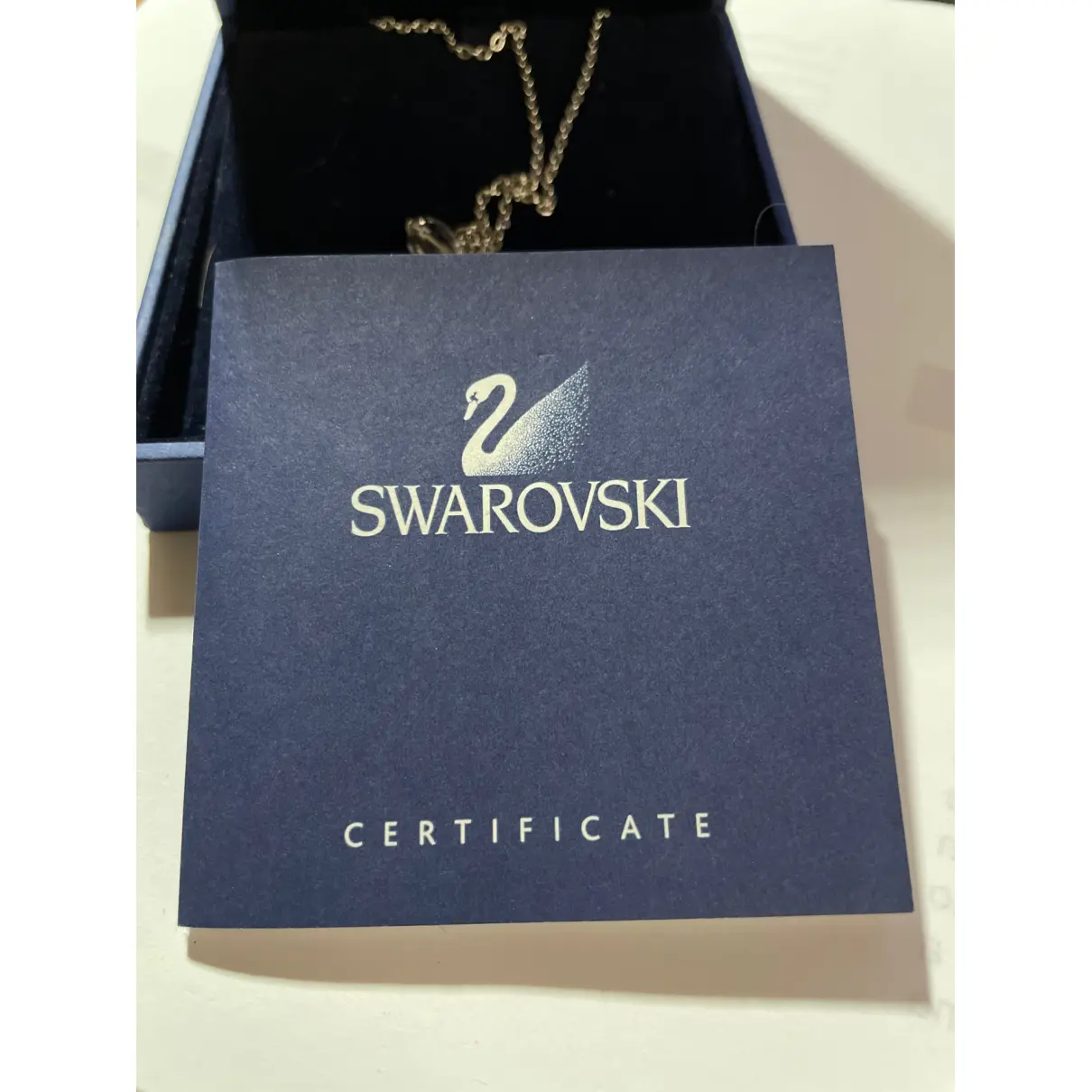 Silver necklace Swarovski - Vintage
