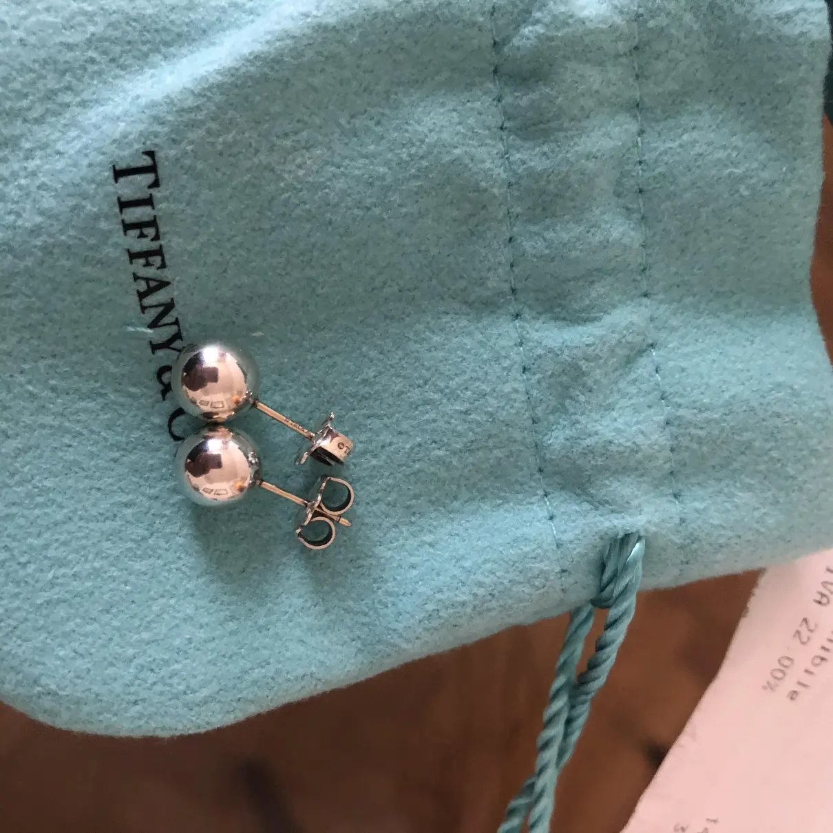 Silver earrings Tiffany & Co