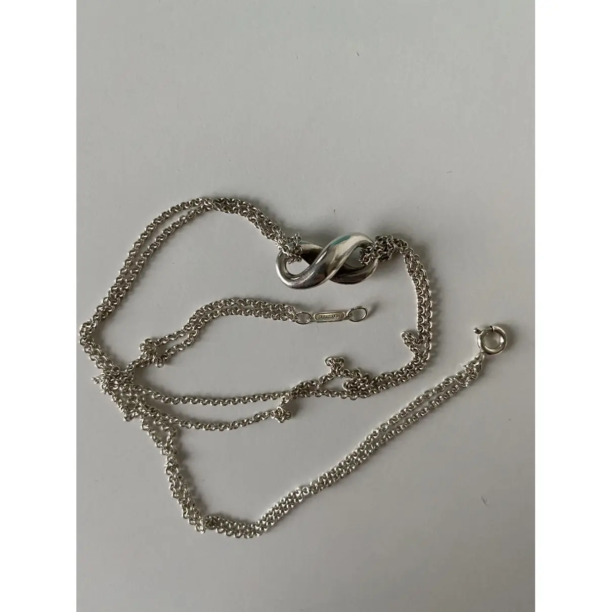 Buy Tiffany & Co Tiffany Infinity silver necklace online