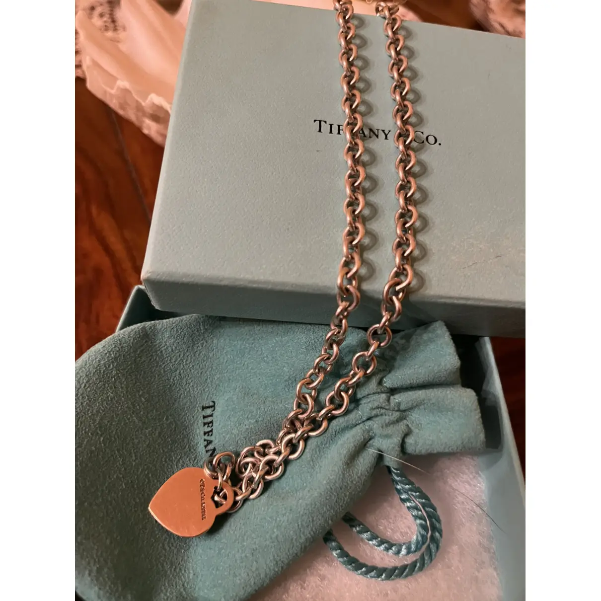 Buy Tiffany & Co Tiffany T silver necklace online