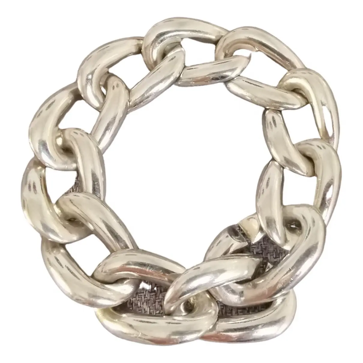 Silver bracelet Yves Saint Laurent - Vintage