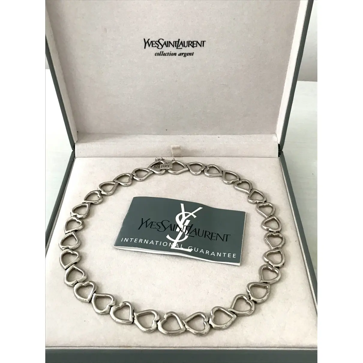 Buy Yves Saint Laurent Silver necklace online - Vintage