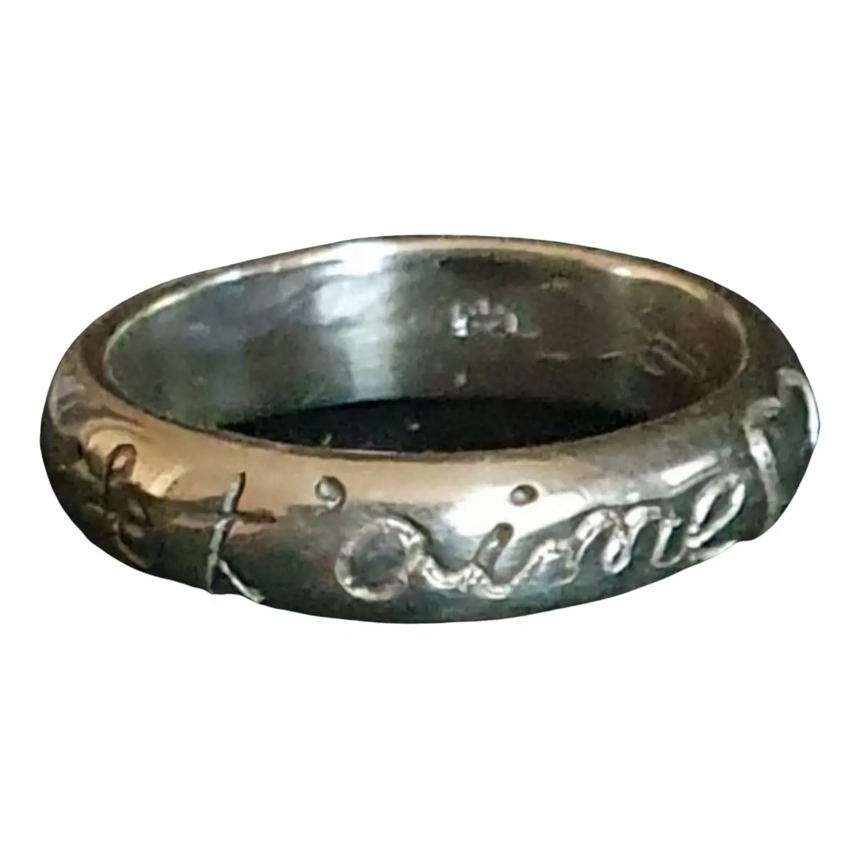 Silver ring Yves Saint Laurent - Vintage