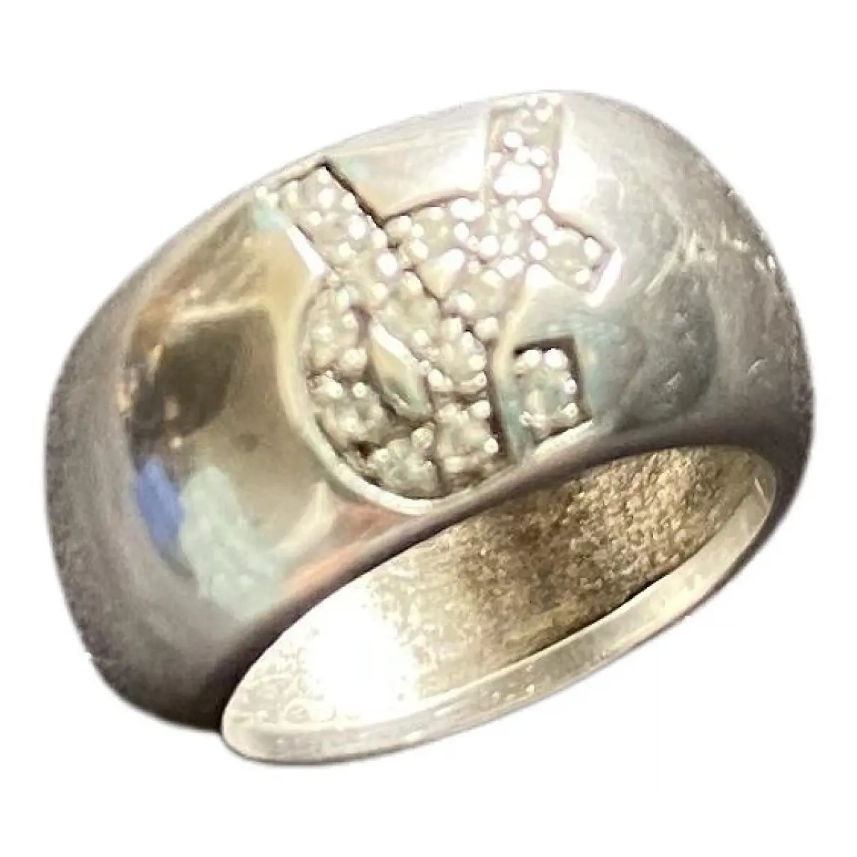 Silver ring Yves Saint Laurent - Vintage