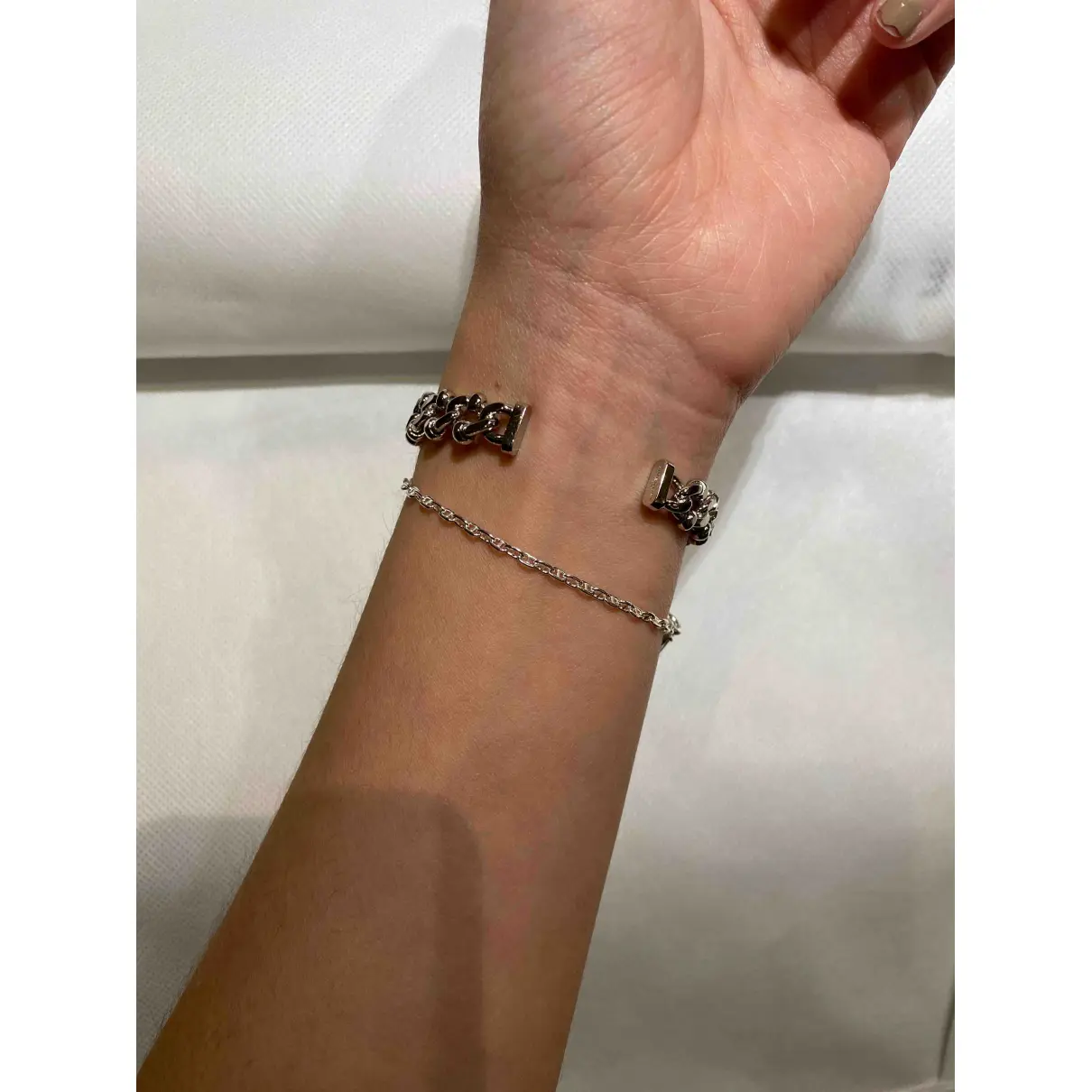 Silver Steel Bracelet Givenchy