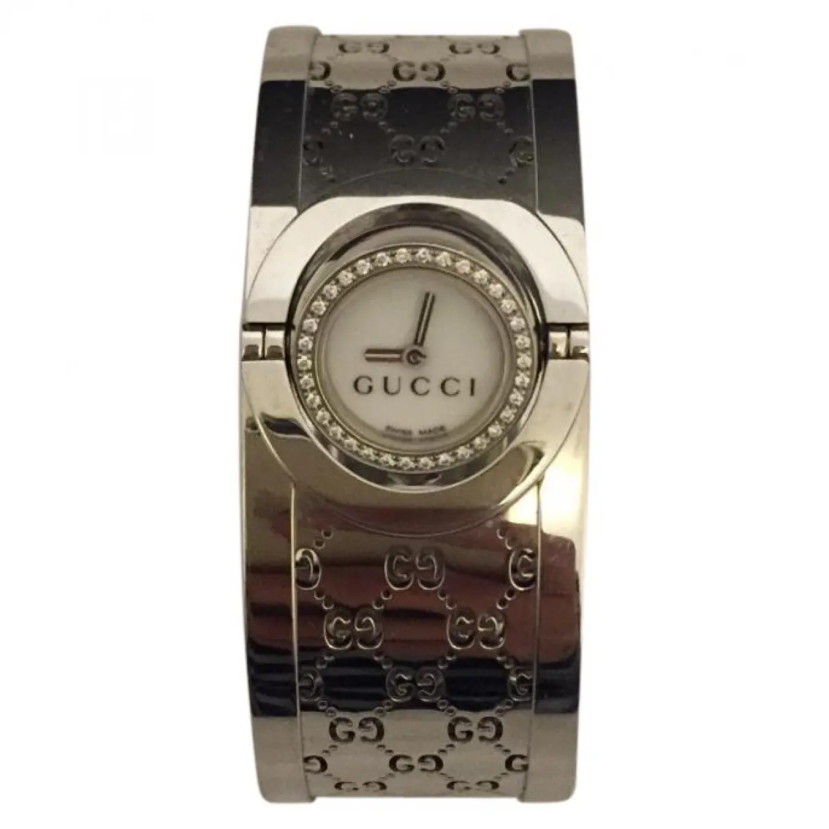 Silver Steel Watch Gucci