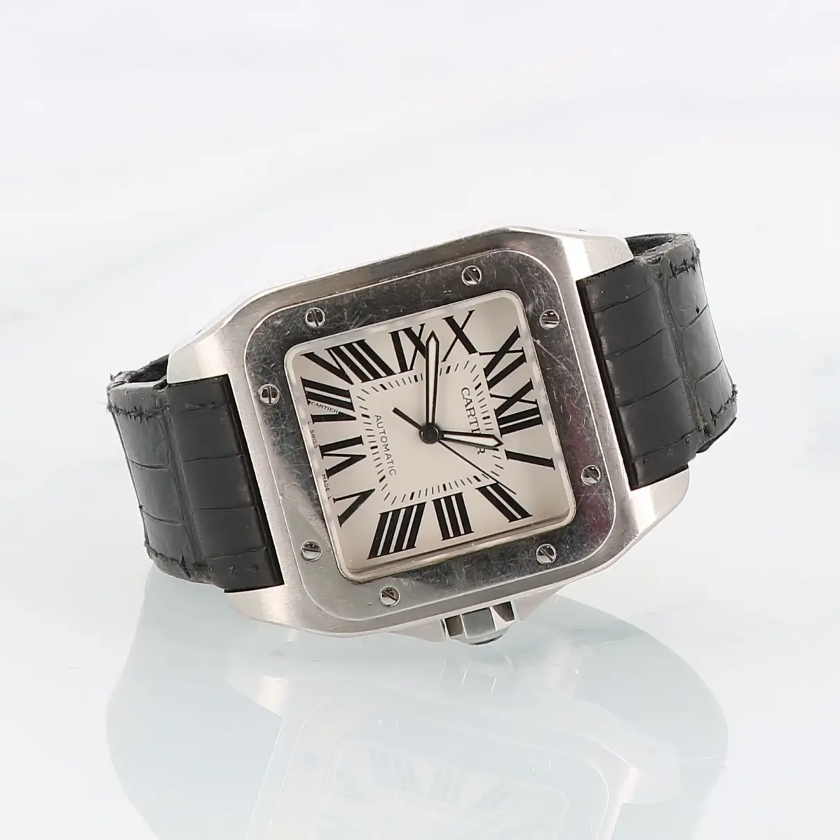 Santos 100 watch Cartier