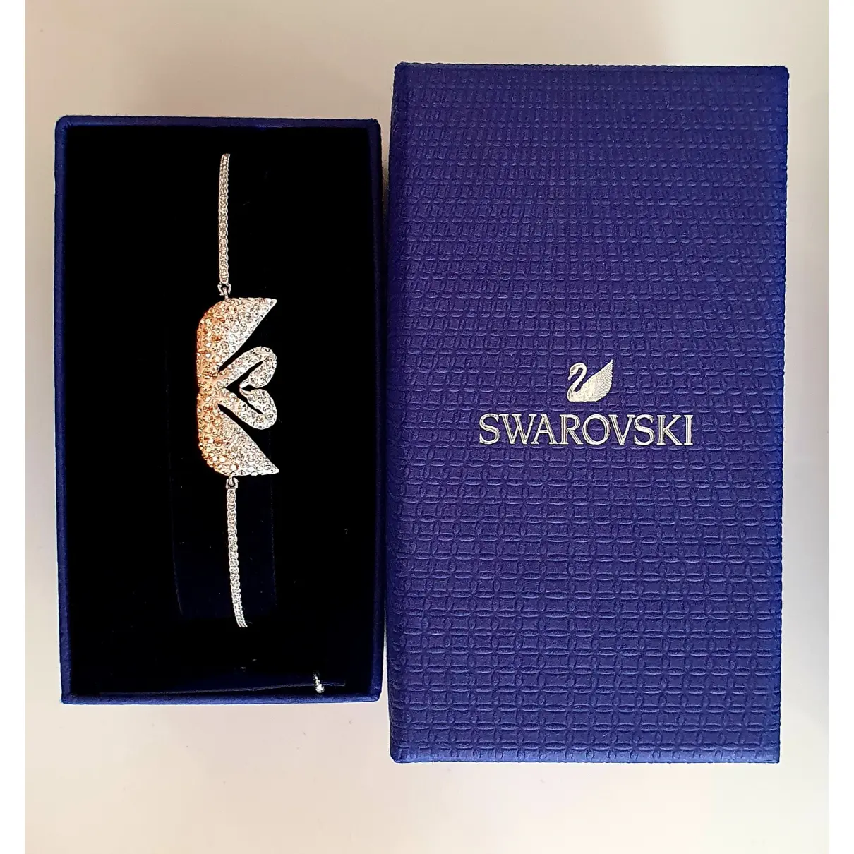 Buy Swarovski Silver Steel Bracelet online