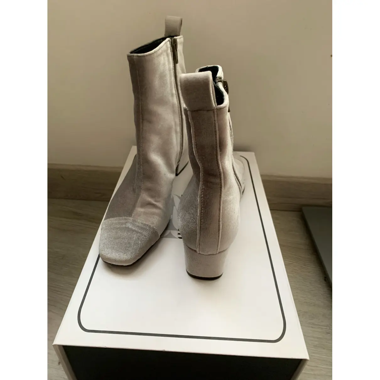 Buy Carel Velvet ankle boots online