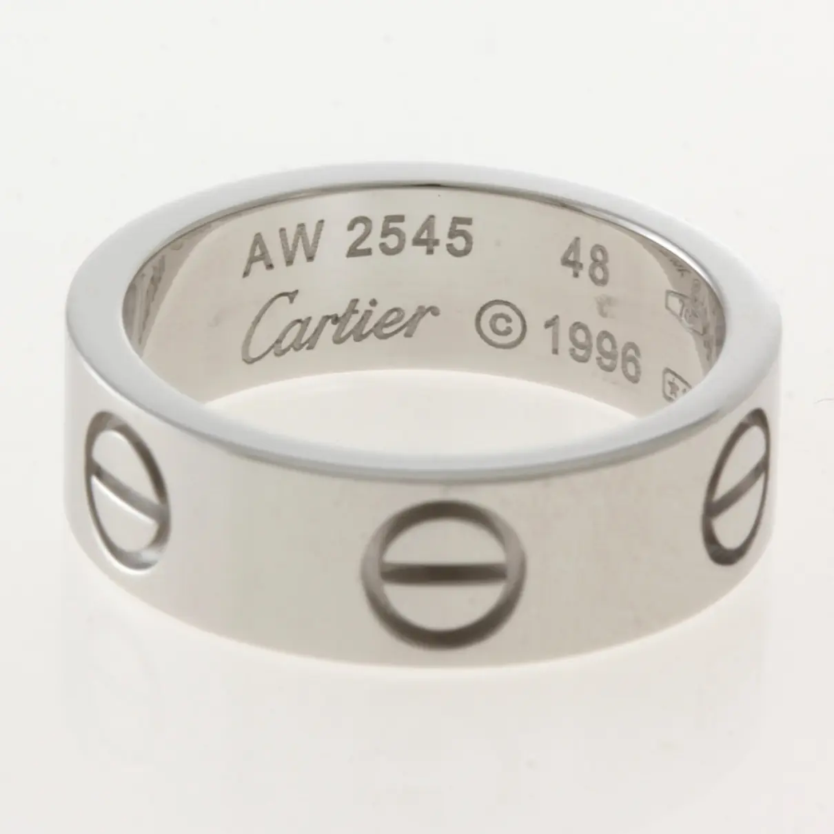 White gold ring Cartier