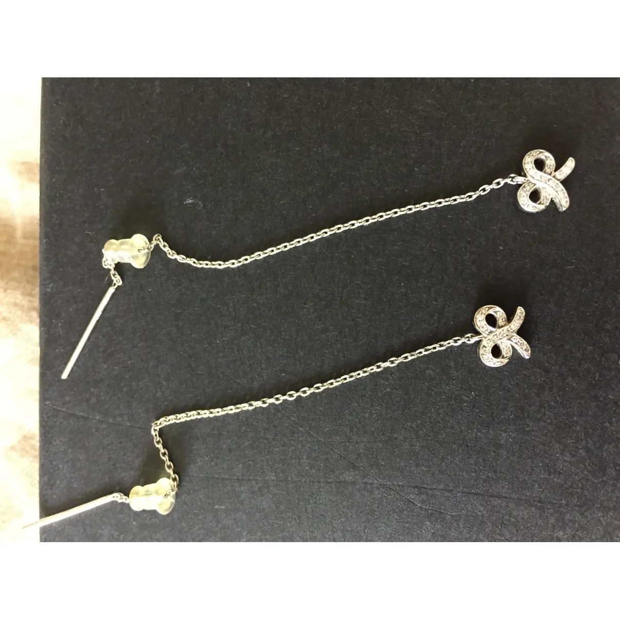 Chantal Simard White gold earrings for sale