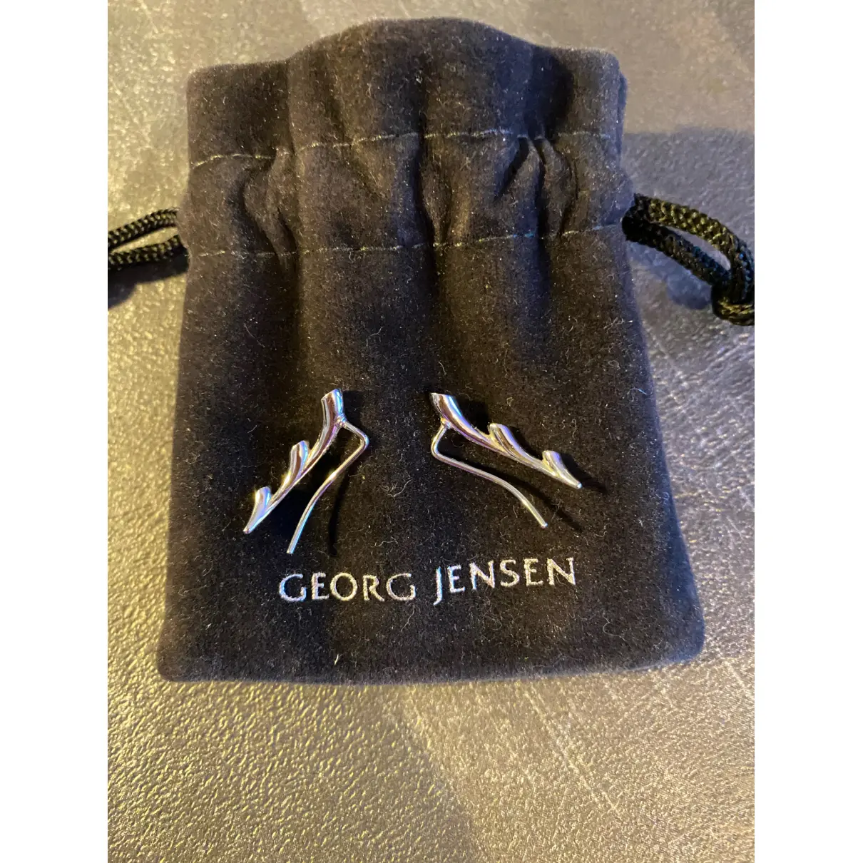 Buy Georg Jensen White gold earrings online