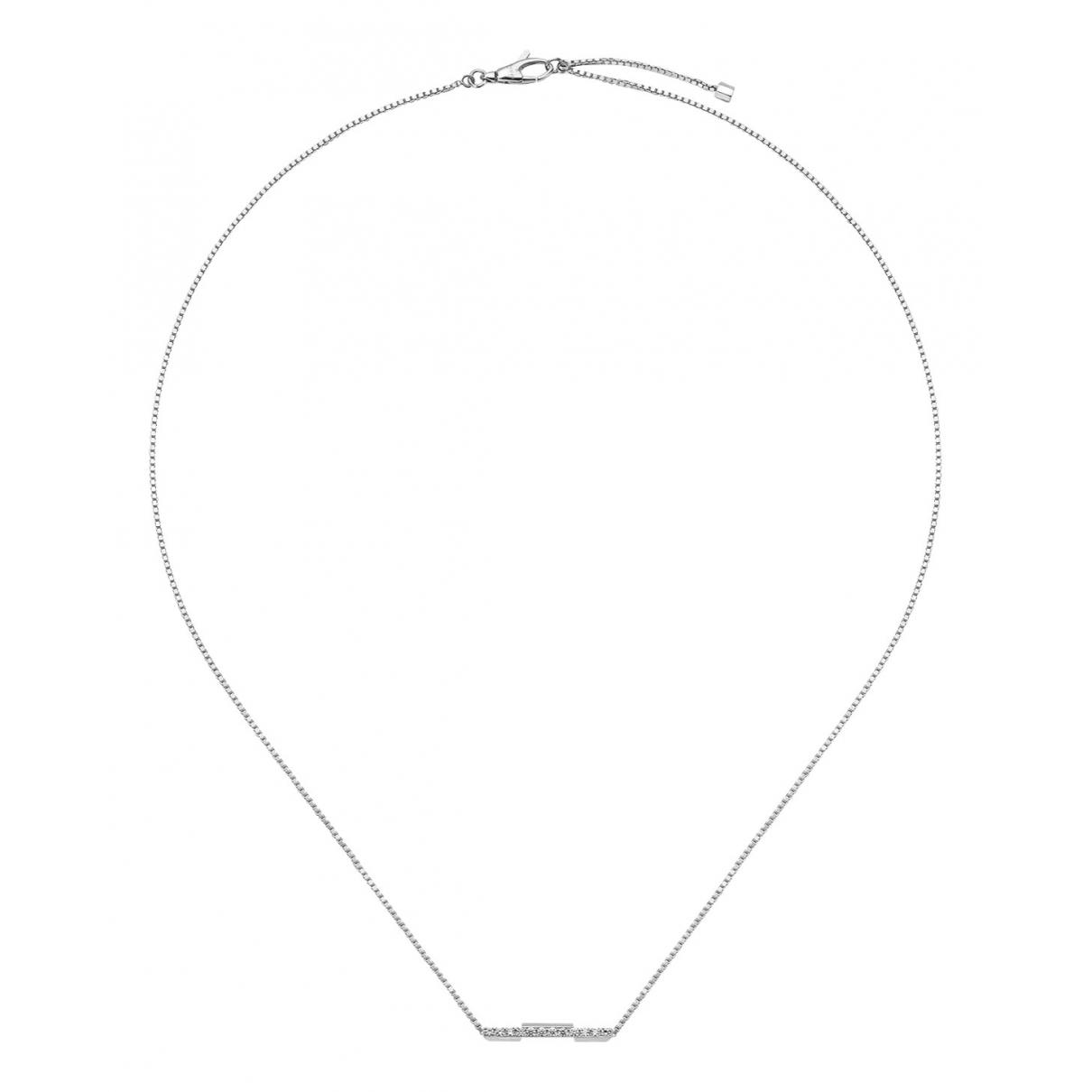 Gucci Link To Love white gold necklace