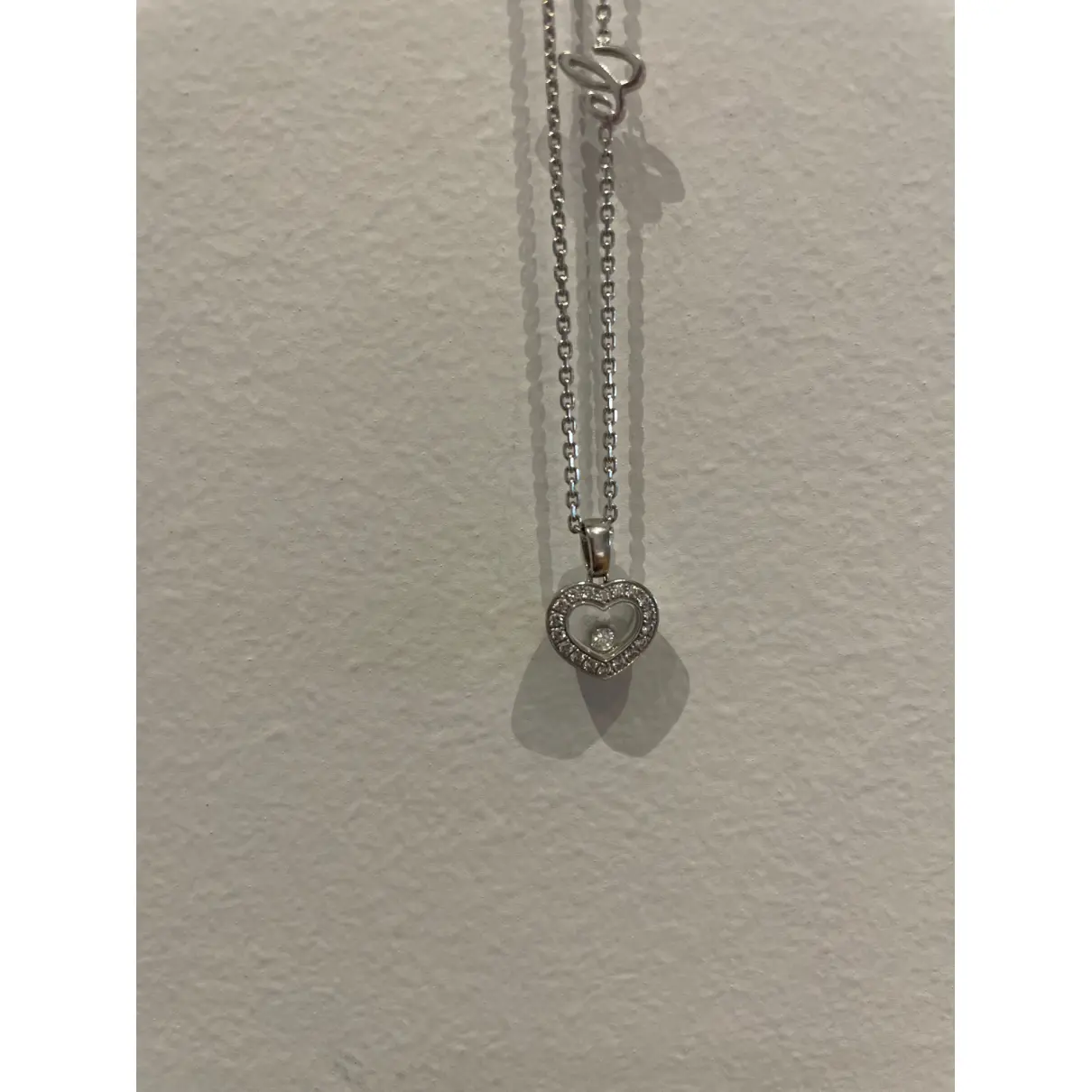 Buy Chopard Happy Diamonds white gold necklace online