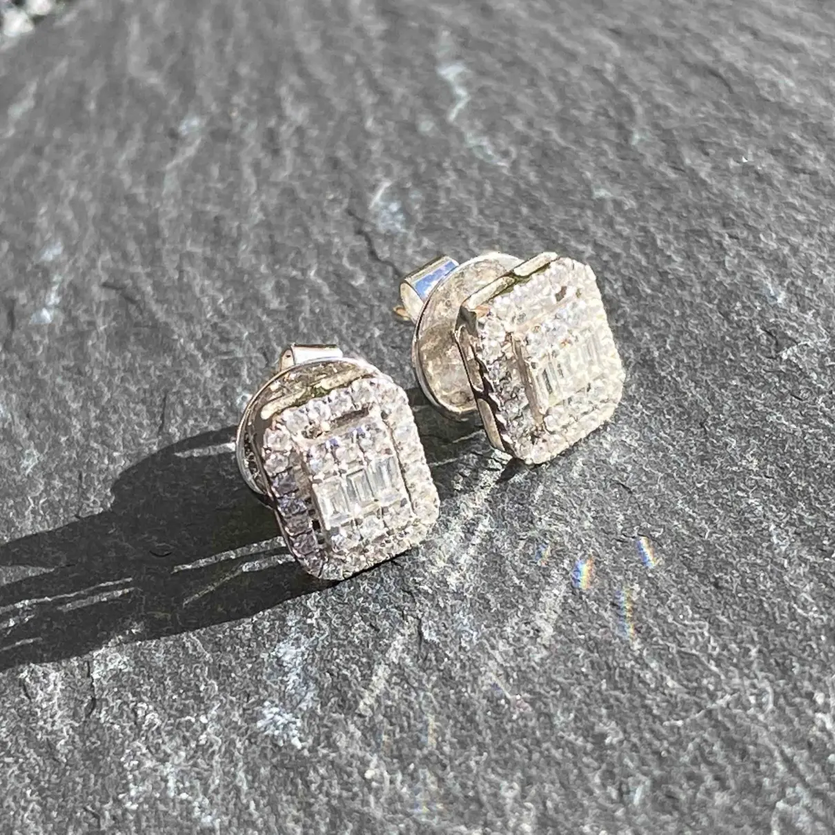 Buy Harrods White gold earrings online
