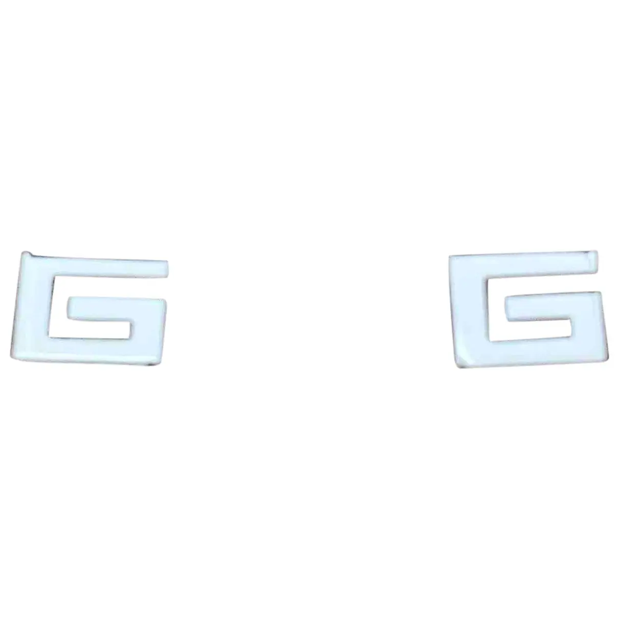 Icon white gold earrings Gucci