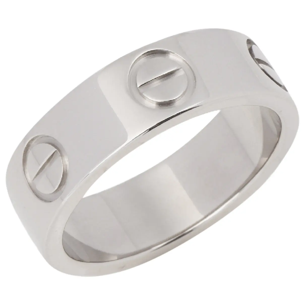 Love white gold ring Cartier
