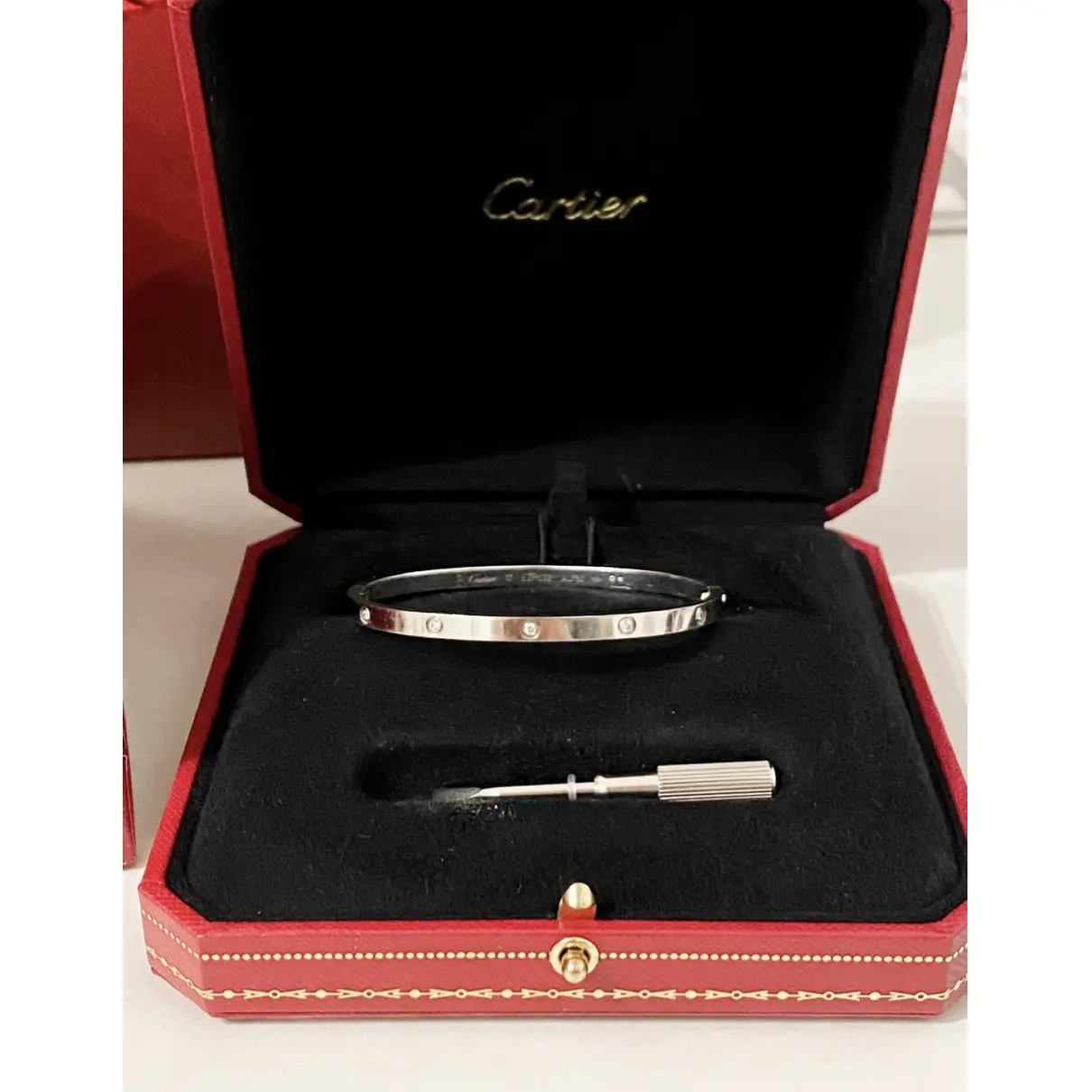 Love PM white gold bracelet Cartier