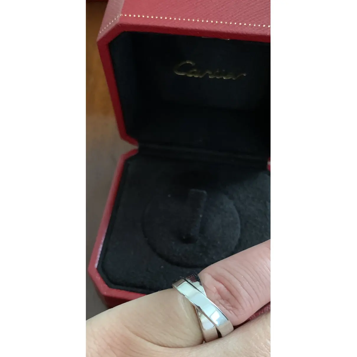 Buy Cartier Paris Nouvelle Vague white gold ring online - Vintage