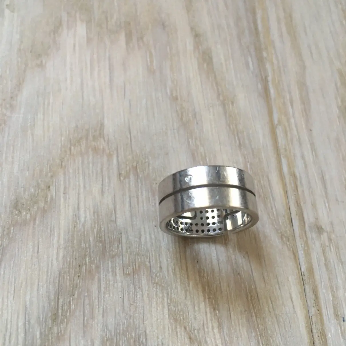 Dinh Van Seventies white gold ring for sale