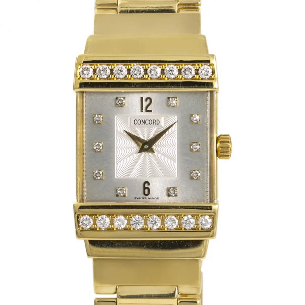 Yellow gold watch Concord