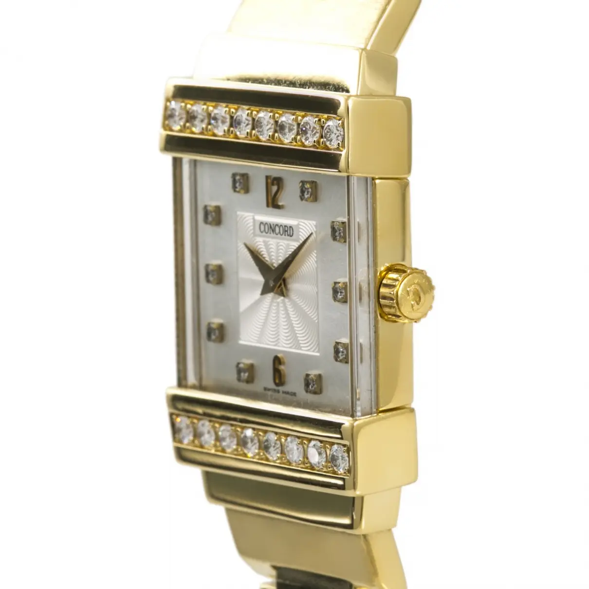 Yellow gold watch Concord