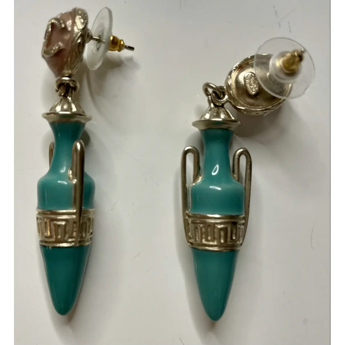 CHANEL ceramic earrings Chanel